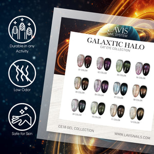 LAVIS Cat Eyes CE18 - 04 - Gel Polish 0.5 oz - Galaxtic Halo Collection