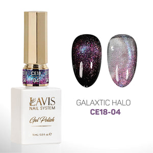 LAVIS Cat Eyes CE18 - Set 12 - Gel Polish 0.5 oz - Galaxtic Halo Collection