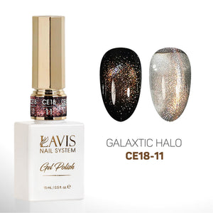 LAVIS Cat Eyes CE18 - 11 - Gel Polish 0.5 oz - Galaxtic Halo Collection