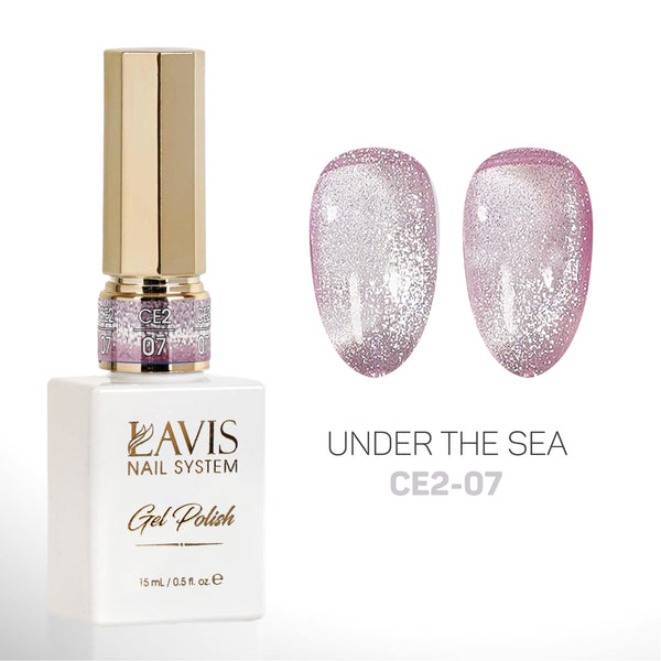 LAVIS Cat Eyes CE2 - 07 - Gel Polish 0.5 oz - Under The Sea
