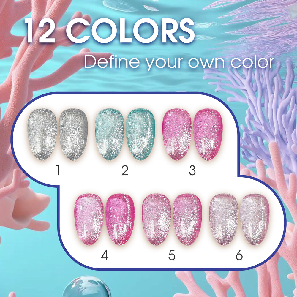 LAVIS Cat Eyes CE2 - 07 - Gel Polish 0.5 oz - Under The Sea