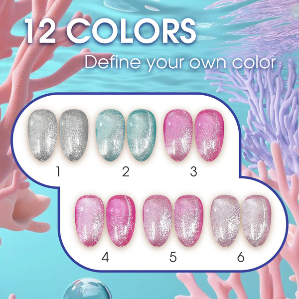 LAVIS Cat Eyes CE2 - 03 - Gel Polish 0.5 oz - Under The Sea