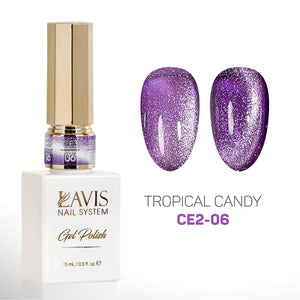 LAVIS Cat Eyes CE3 - 06 - Gel Polish 0.5 oz - Tropical Candy