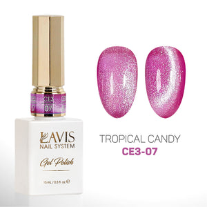 LAVIS Cat Eyes CE3 - 07 - Gel Polish 0.5 oz - Tropical Candy