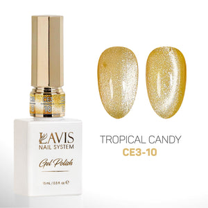 LAVIS Cat Eyes CE3 - 10 - Gel Polish 0.5 oz - Tropical Candy