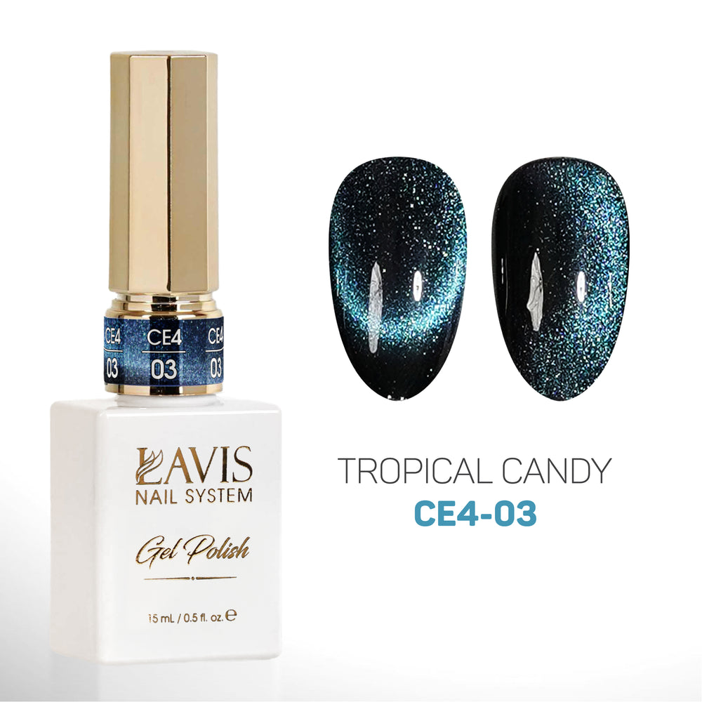 LAVIS Cat Eyes CE4 - 03 - Gel Polish 0.5 oz - Fairy Tale