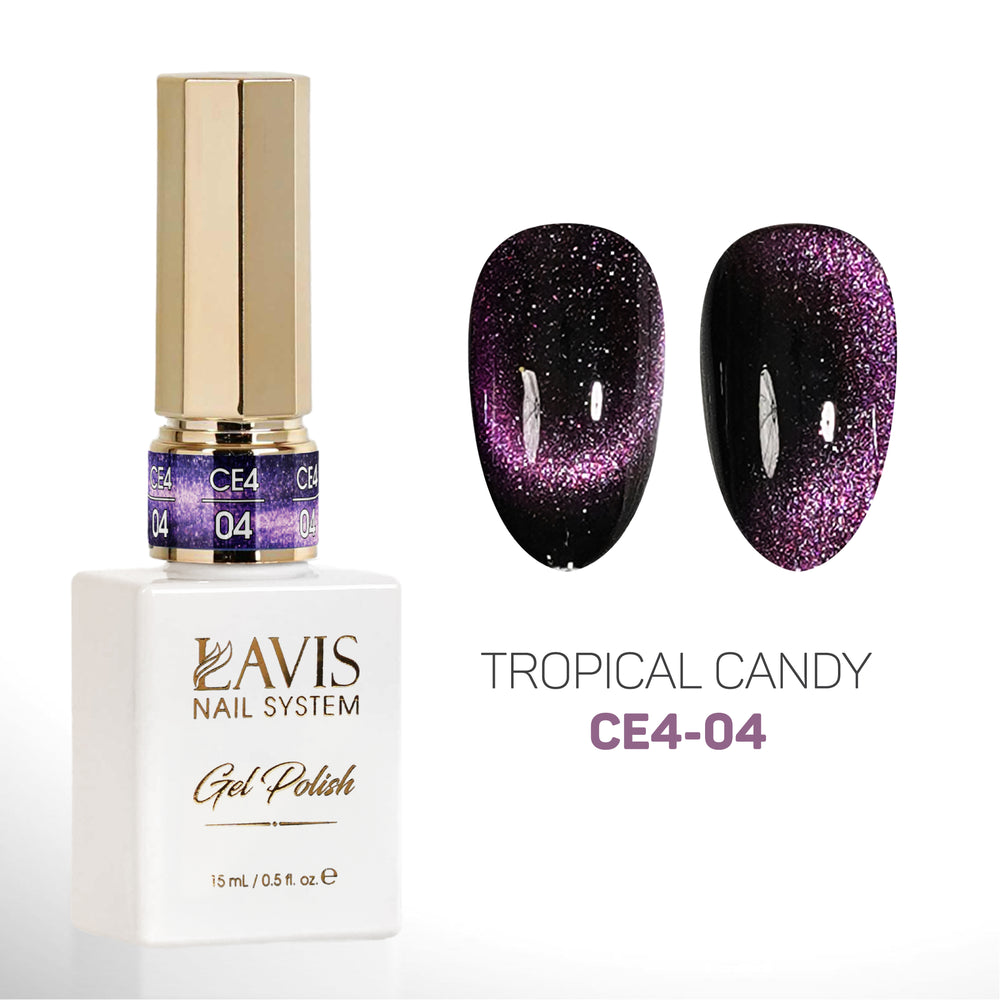 LAVIS Cat Eyes CE4 - 04 - Gel Polish 0.5 oz - Fairy Tale