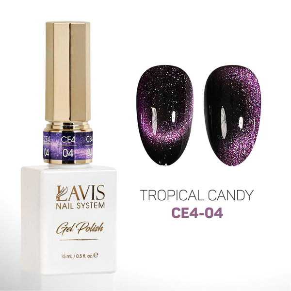 LAVIS Cat Eyes CE4 - 04 - Gel Polish 0.5 oz - Fairy Tale