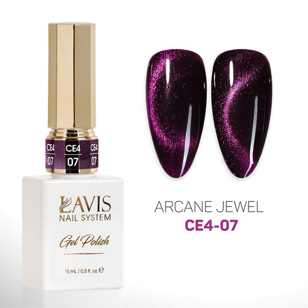 LAVIS Cat Eyes CE4 (Ver 2) - 07 - Gel Polish 0.5 oz - Arcane Jewel Collection