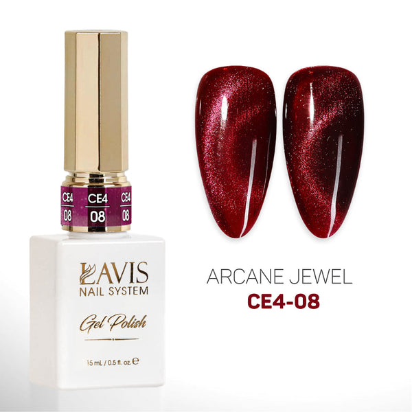 LAVIS Cat Eyes CE4 (Ver 2) - 08 - Gel Polish 0.5 oz - Arcane Jewel Collection