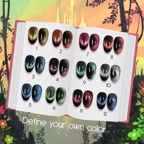 LAVIS Cat Eyes CE4 - 12 - Gel Polish 0.5 oz - Fairy Tale