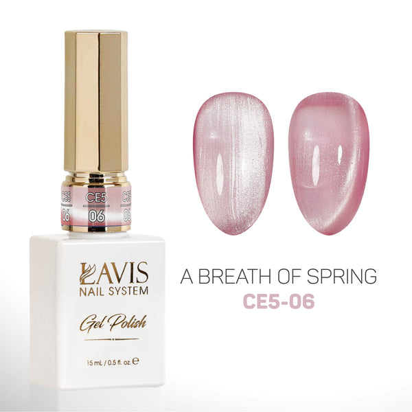 LAVIS Cat Eyes CE5 - 06 (Ver2) - Gel Polish 0.5 oz - A Breath Of Spring Collection