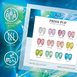 LAVIS Cat Eyes CE6 - 12 - Gel Polish 0.5 oz - Prism Pop Collection
