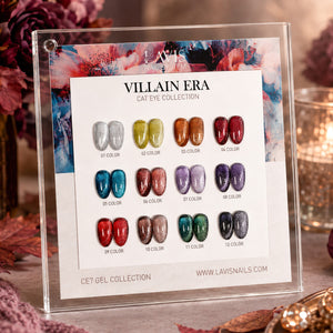 LAVIS 9D Cat Eyes CE7 - Gel Polish 0.5 oz - Villain Era Collection (12-Shade Set)