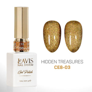 LAVIS Cat Eyes CE8 - 03 - Gel Polish 0.5 oz - Hidden Treasures