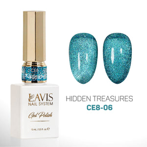 LAVIS Cat Eyes CE8 - 06 - Gel Polish 0.5 oz - Hidden Treasures