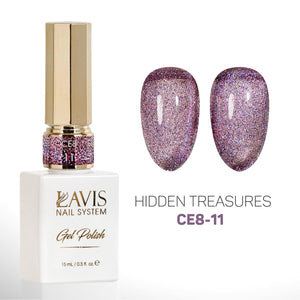 LAVIS Cat Eyes CE8 - 11 - Gel Polish 0.5 oz - Hidden Treasures