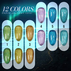 LAVIS Cat Eyes CE8 - 09 - Gel Polish 0.5 oz - Hidden Treasures