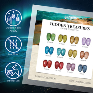 LAVIS Cat Eyes CE8 - 12 - Gel Polish 0.5 oz - Hidden Treasures