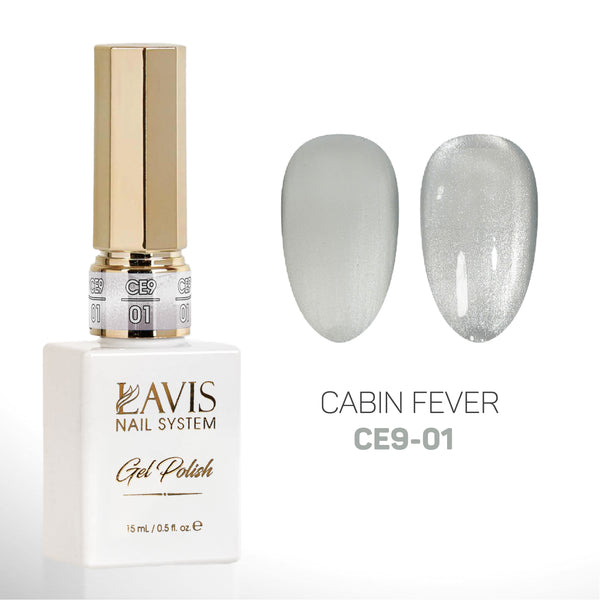 LAVIS Cat Eyes CE9 - 01 (Ver2) - Gel Polish 0.5 oz - Cabin Fever Collection
