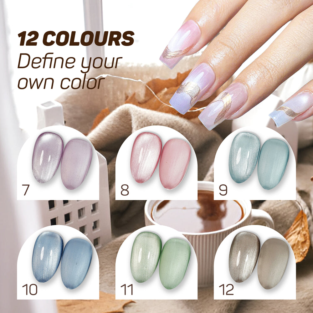 LAVIS Cat Eyes CE9 - 12 (Ver2) - Gel Polish 0.5 oz - Cabin Fever Collection