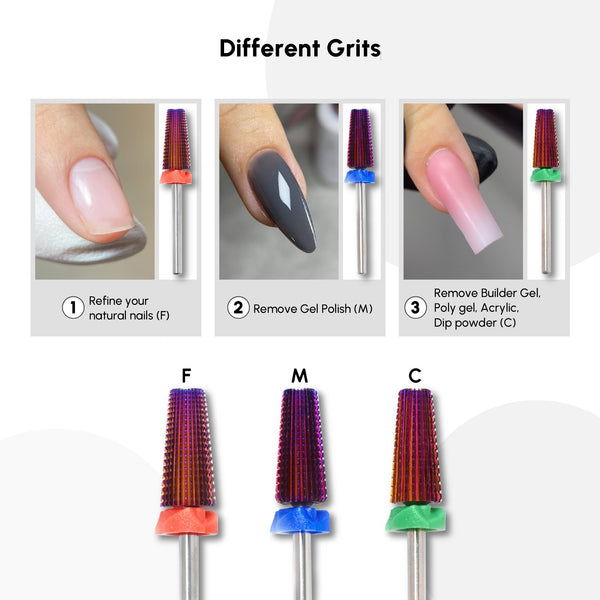 Carbide 5in1 Drill Bit Purple