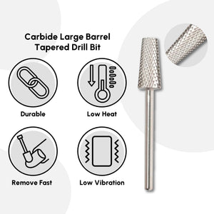 Carbide Large Barrel Tapered Drill Bit
