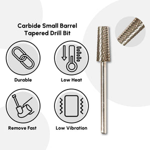 Carbide Small Barrel Tapered Drill Bit