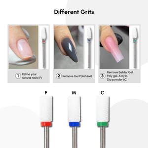 Ceramic Large Barrel Flat Top Drill Bit