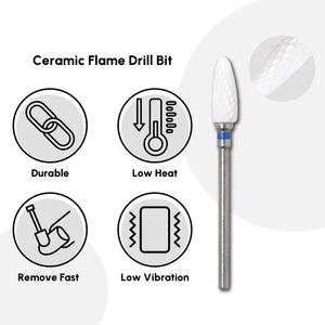 Ceramic Flame Drill Bit