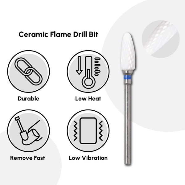 Ceramic Flame Drill Bit