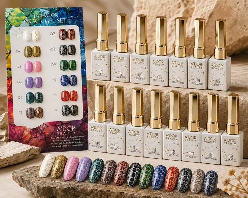 Crack Gel — 14 Color Set
