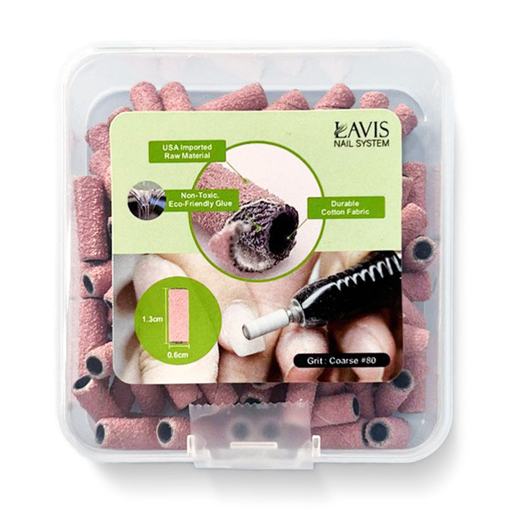 Lavis Pink Sanding Bands - Coarse Sand #80