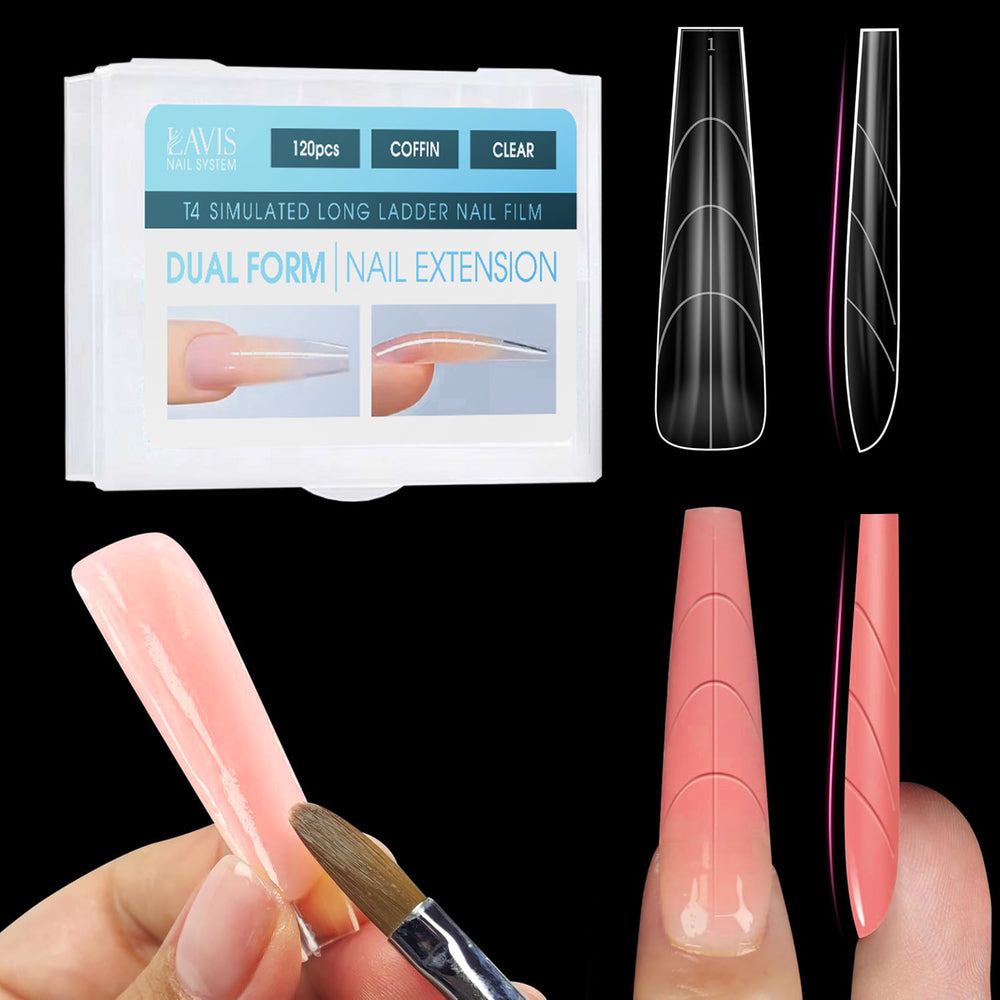 LAVIS - Dual Form Tips Taye Part 4 - Coffin Clear