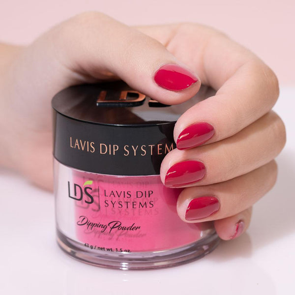 LDS Dipping Powder Nail - 126 Ruby On My Ring