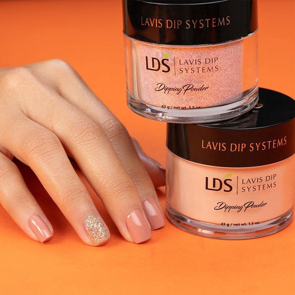 LDS Dipping Powder Nail - 028 Salmon Glow