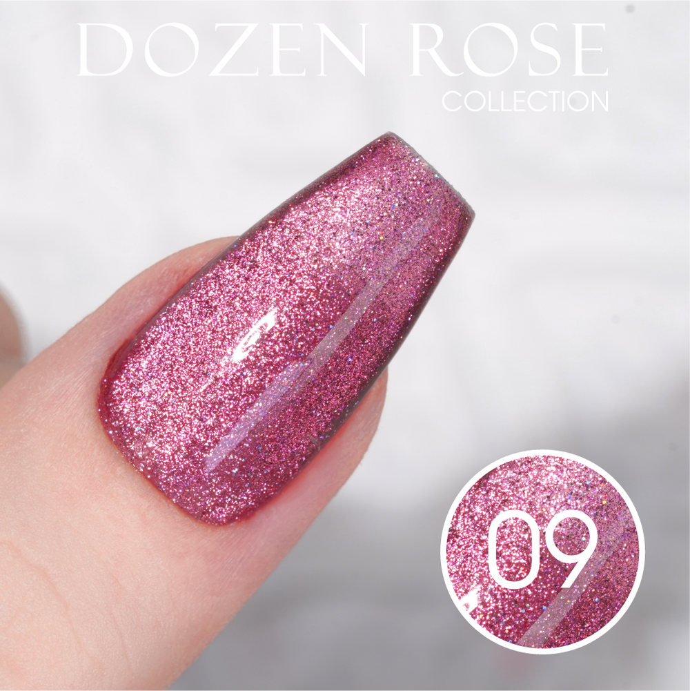 LDS DR09 - Gel Polish 0.5 oz - Dozen Rose Collection