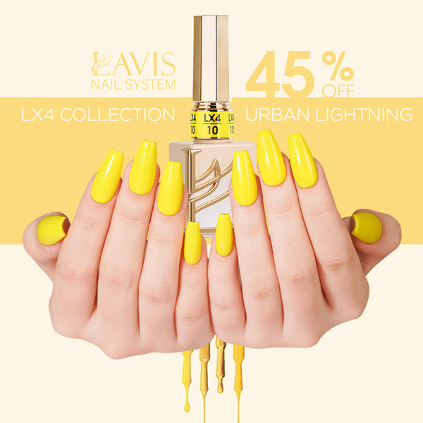 LAVIS LX4 - Set 36 Colors - Gel Polish 0.5 oz - Urban Lightning Collection