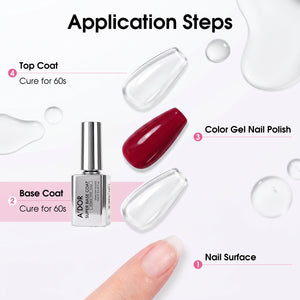 A'DOR Gel Polish - Super Base Coat - 0.5 oz