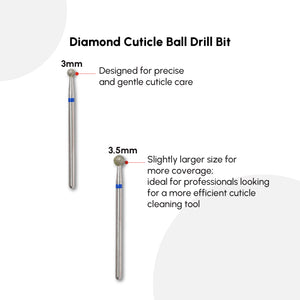Diamond Cuticle Ball Drill Bit