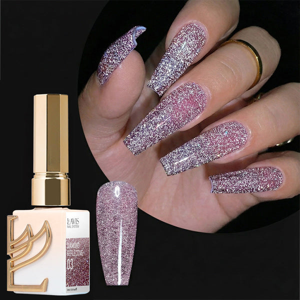 LDS Glitter 03 - Gel Polish 0.5 oz - Diamond Reflective Collection