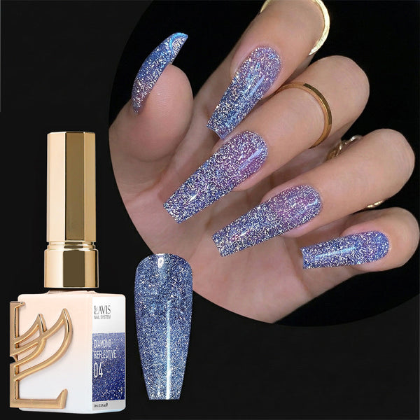 LDS Glitter 04 - Gel Polish 0.5 oz - Diamond Reflective Collection