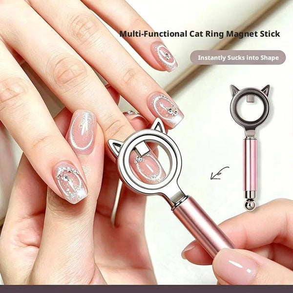 Dual-End Cat Ear Ring Magnet