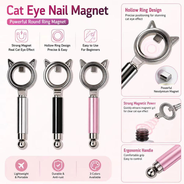 Dual-End Cat Ear Ring Magnet