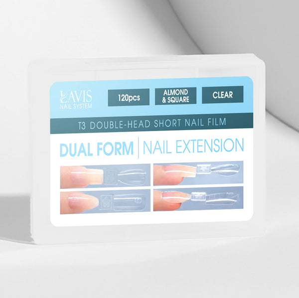 LAVIS - Dual Form Tips Taye Part 3 - Almond & Square Clear