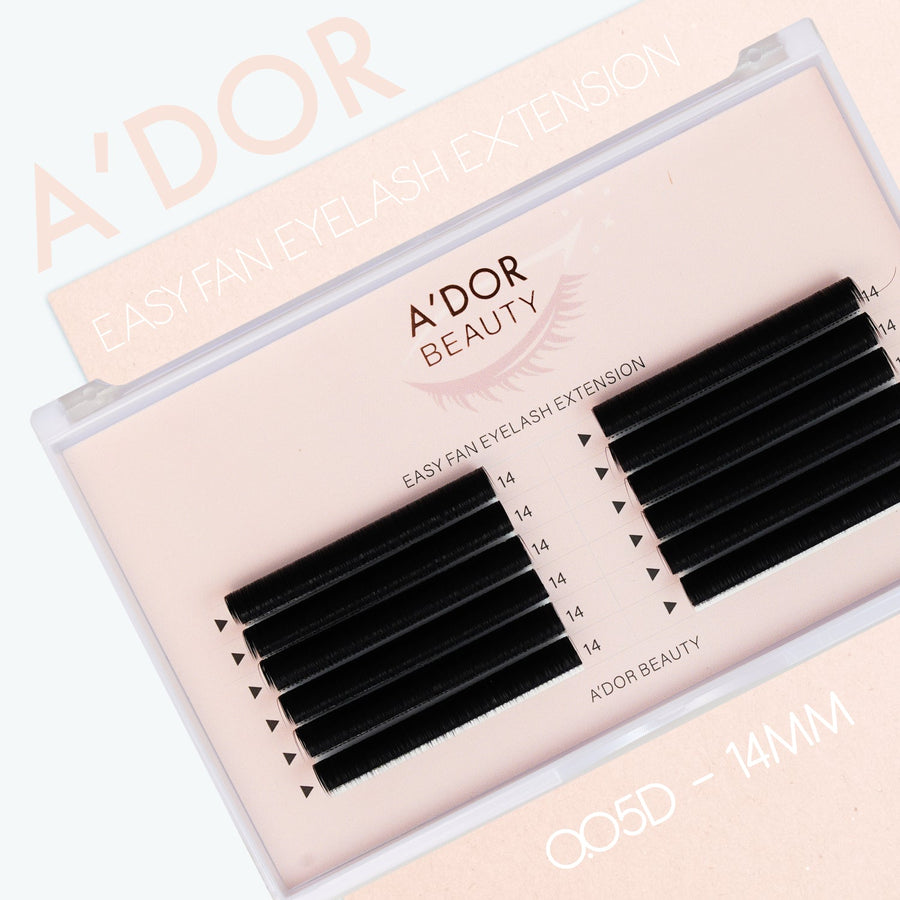 A’dor Beauty Easy Fan Eyelash Extension 00.5D - 14MM