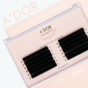 A’dor Beauty Easy Fan Eyelash Extension 0.07CC - 14MM