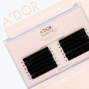 A’dor Beauty Easy Fan Eyelash Extension 00.5D - 16MM