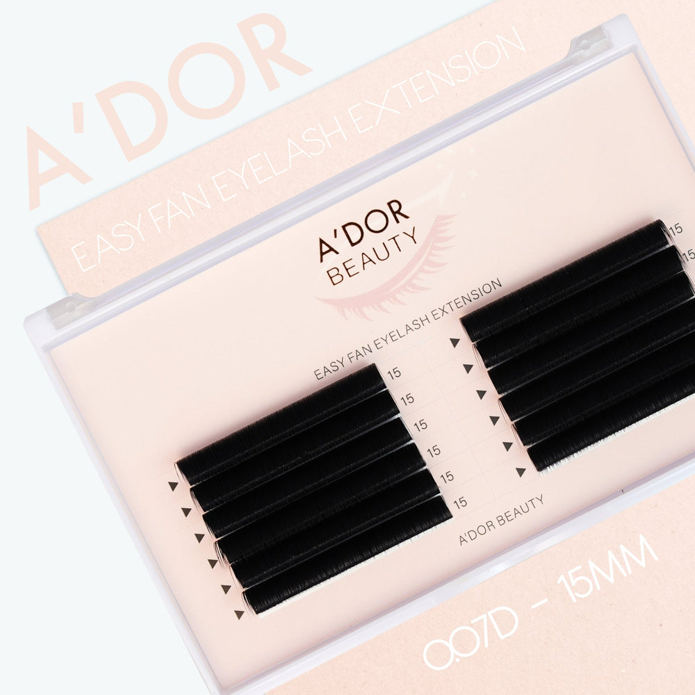 A’dor Beauty Easy Fan Eyelash Extension 0.07D - 15MM