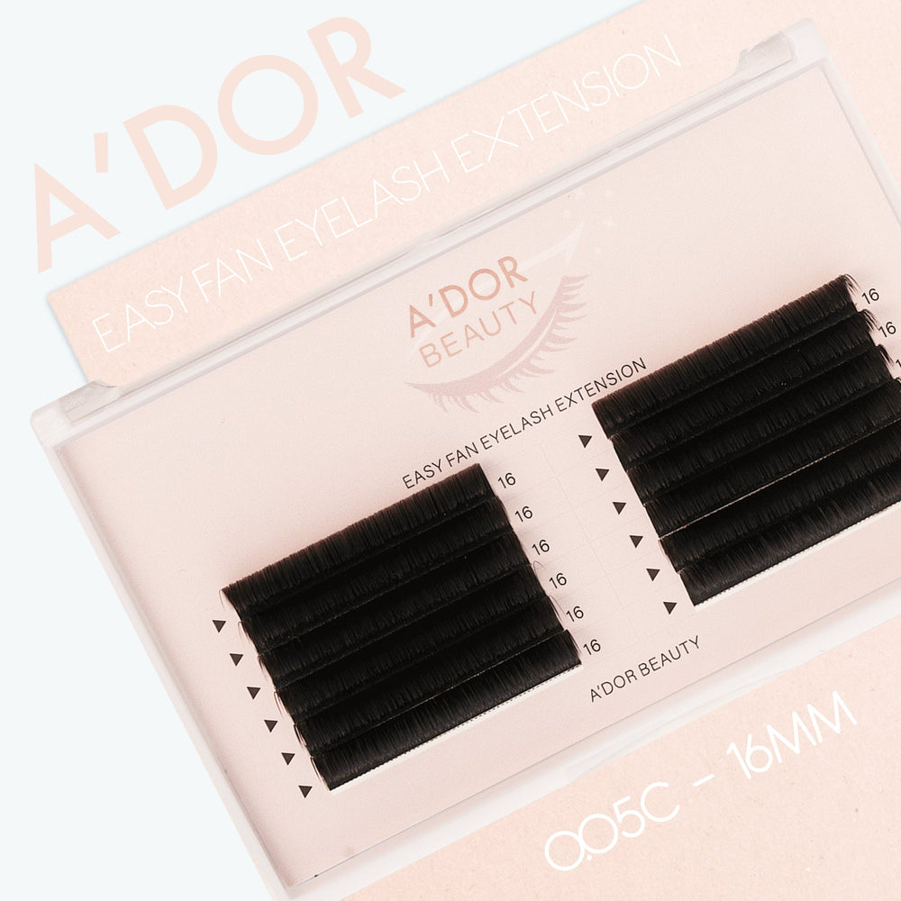 A’dor Beauty Easy Fan Eyelash Extension 0.05C - 16MM